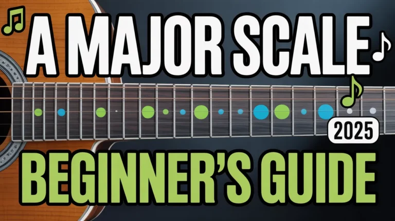 A Major Scale Guitar