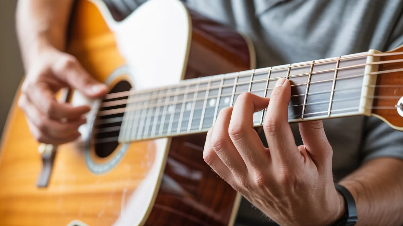 how to play F chord on guitar